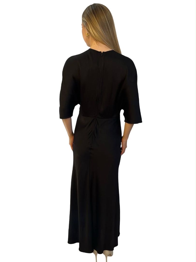 Scanlan Theodore Black Twist Front Dress. Size: 12