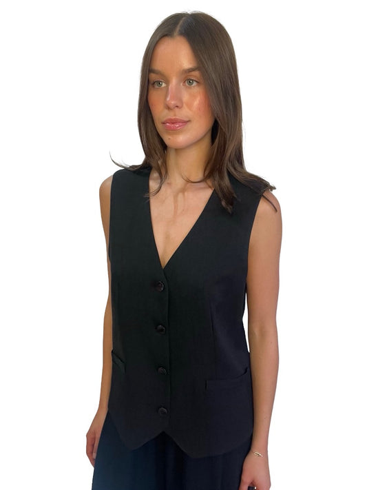 Elka Collective Black Vest. Size: 14
