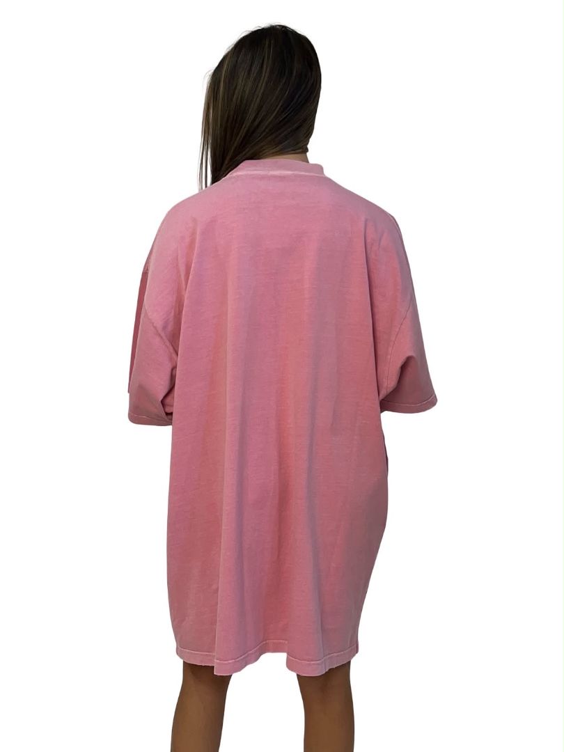 Balenciaga Pink Unisex Logo T Shirt / Dress. Size: 3