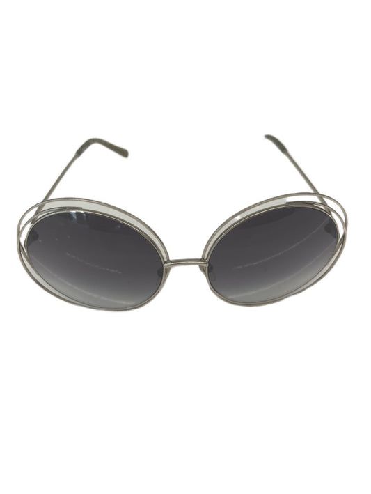 Chloe Round Silver Sunglasses