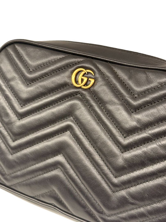 Gucci GG Marmont Square Matelassé Leather Belt Bag.