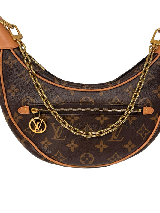 Louis Vuitton Brown Monogram Loop Shoulder Bag.