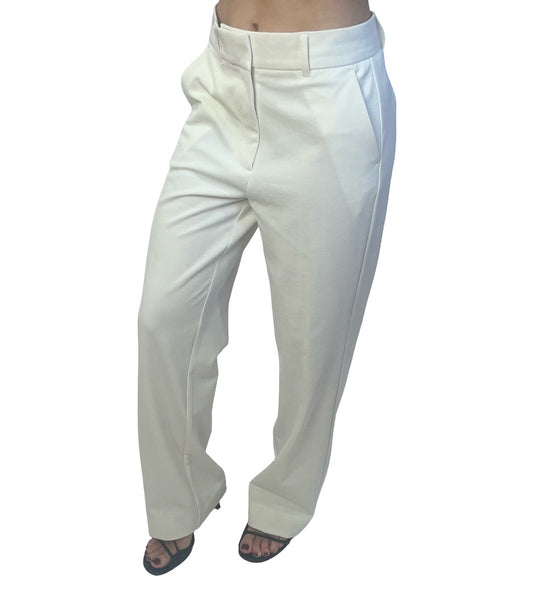 Second Female Cream Nylon Trousers. Size: S