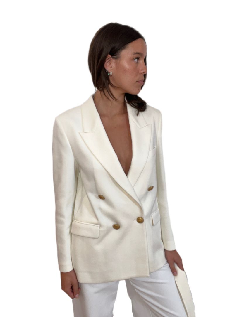 Palm Angels Waistband Doublebreasted Jacket W Sash Size:42