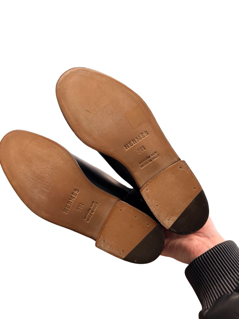 Hermes Black Jumping Boots. Size: 38.5
