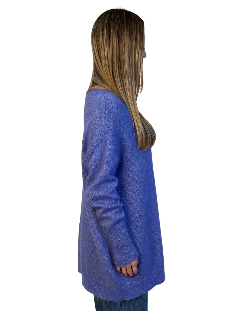 Scanlan Theodore Blue Mohair Blend Sweater. Size: All