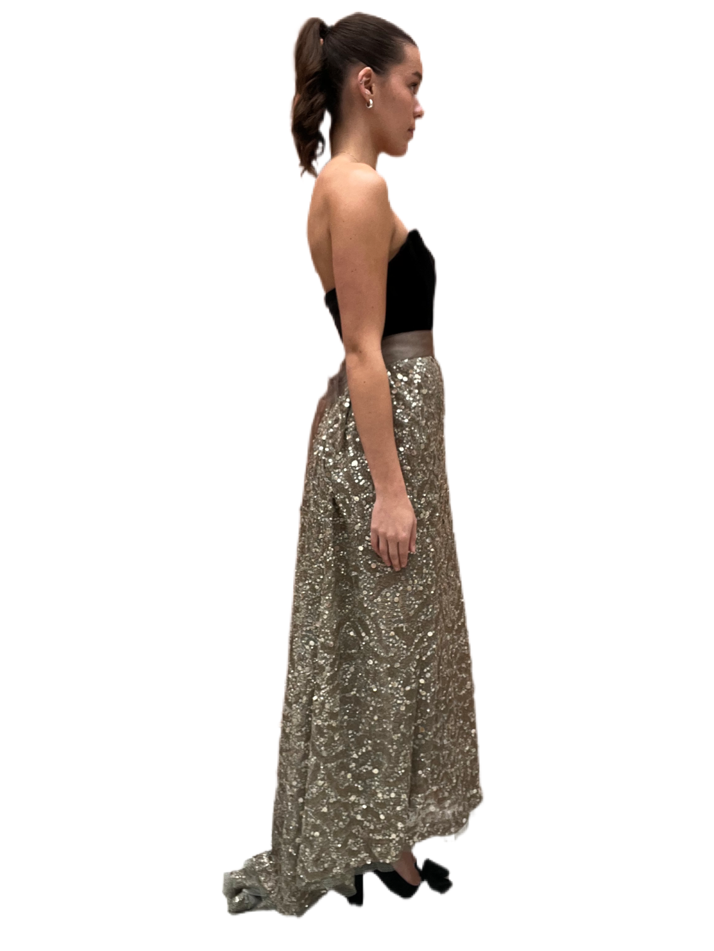Chanel 2003 Fall Runway Collection Vintage Beaded Skirt. Size: 40