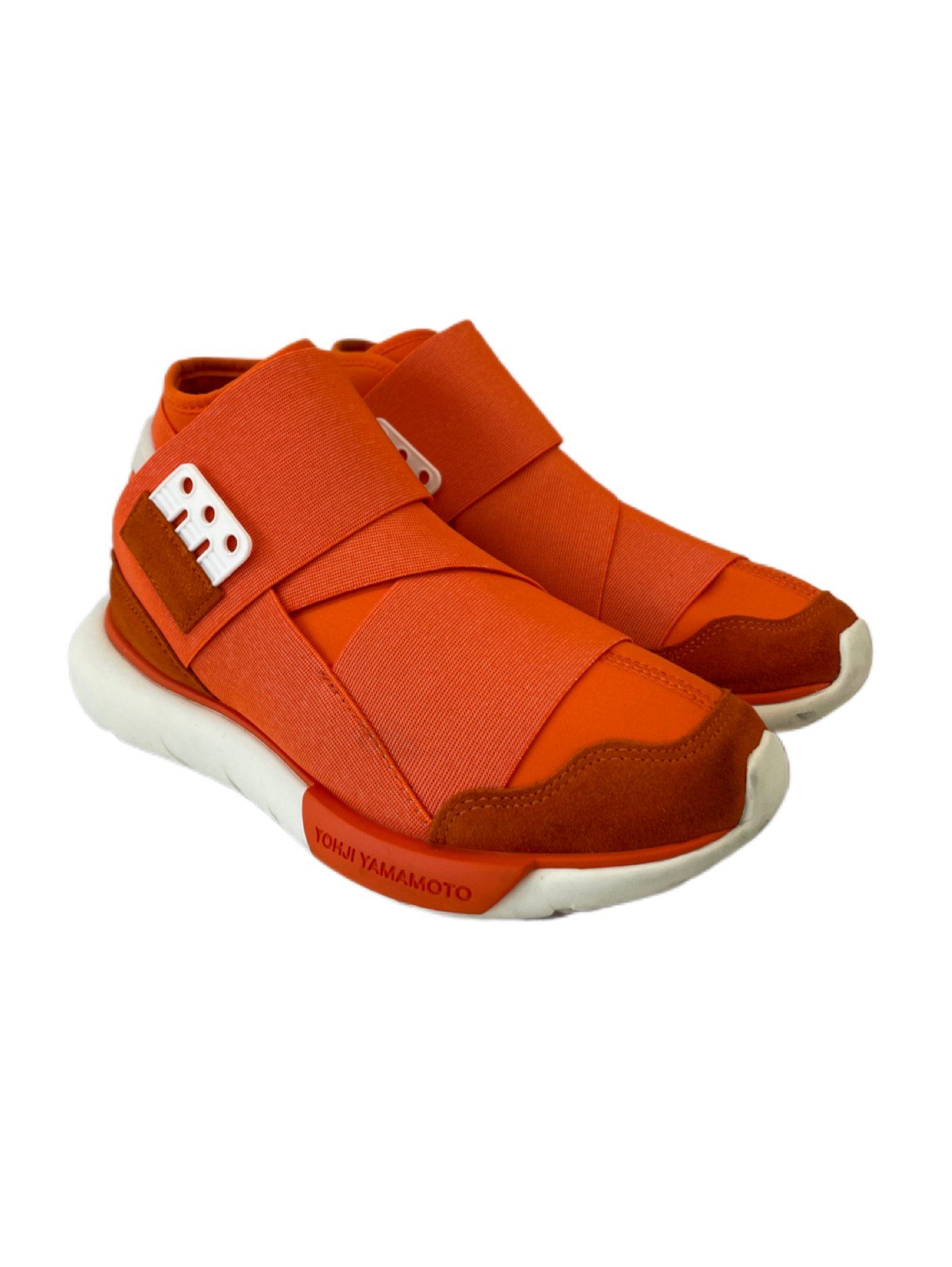 Y-3 Orange Sneakers. Size: 36.5