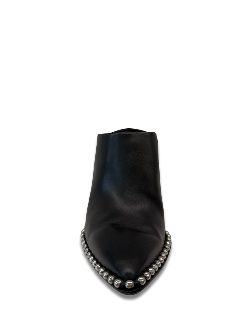 Alexander Wang Black Eri Studded Slide Mules. Size: 38.5