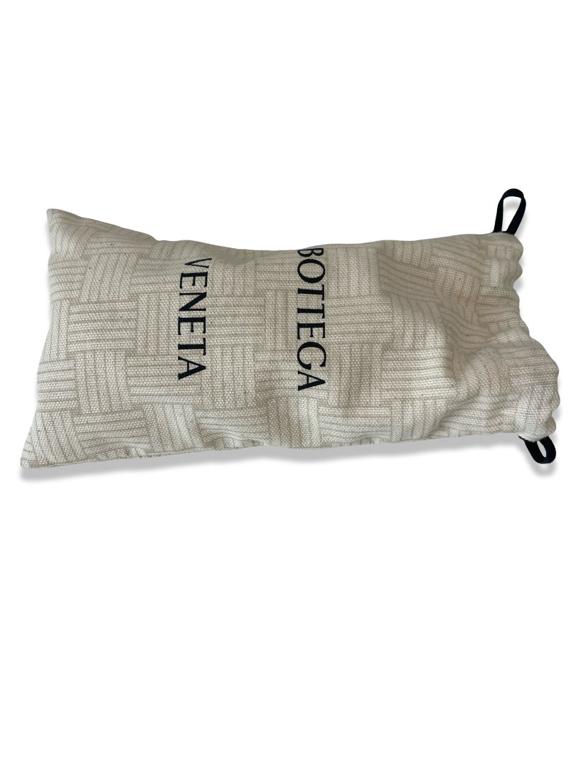 Bottega Veneta Brown Havana Shield Sunglasses.