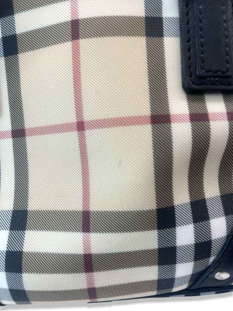 Burberry Check Mini Bowling Handbag & Wallet.