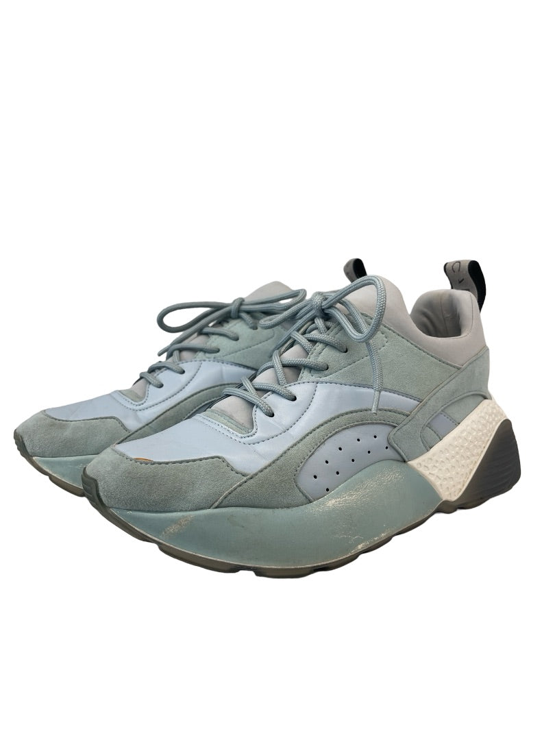 Stella McCartney Blue Multicoloured Eclypse Chunky Sneakers. Size: 38