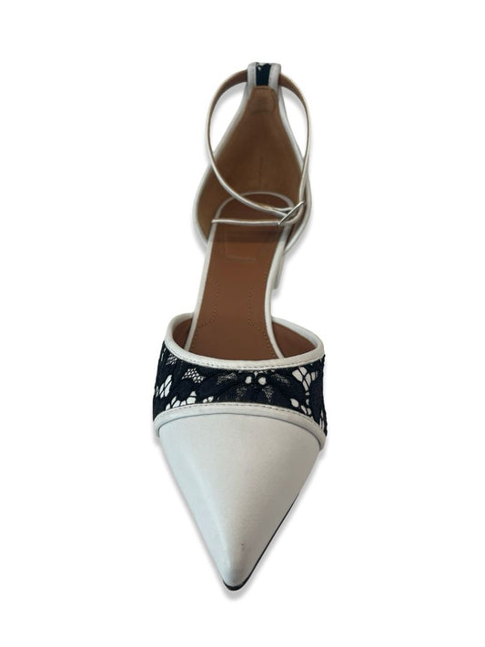 Givenchy White Lace Kitten Heels. Size: 36