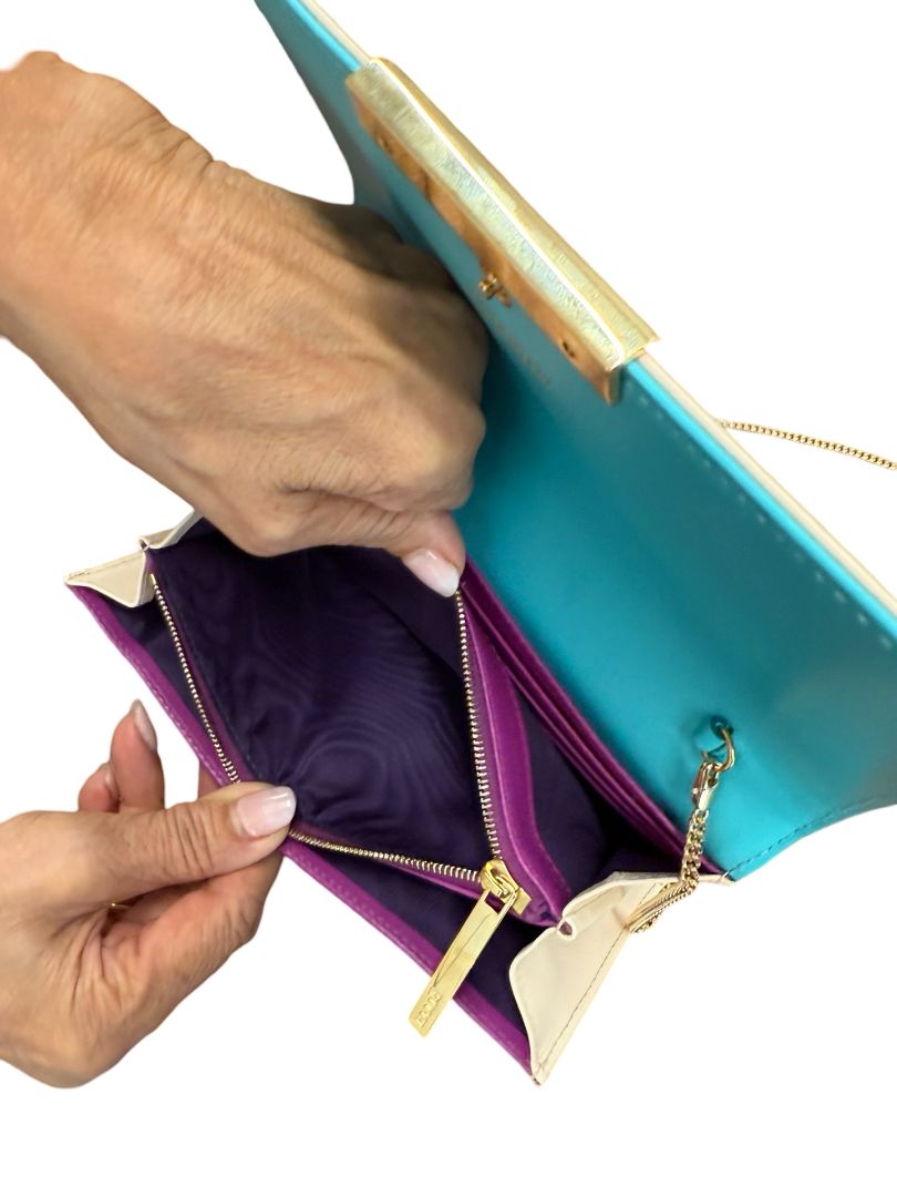 Emilio Pucci Cream Wallet On Chain.