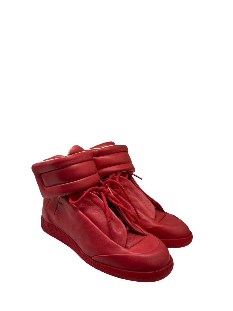 Givenchy Red High Top Sneakers. Size: 35