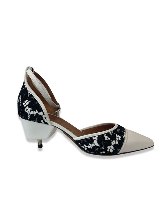 Givenchy White Lace Kitten Heels. Size: 36