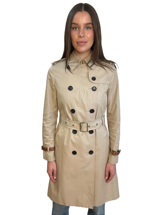 Coach Light Khaki Trench Coat. Size: S