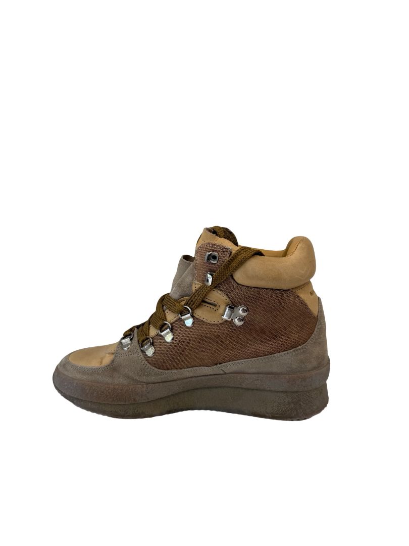 Isabel Marant Brown Brent Hiking Boots. Size: 37
