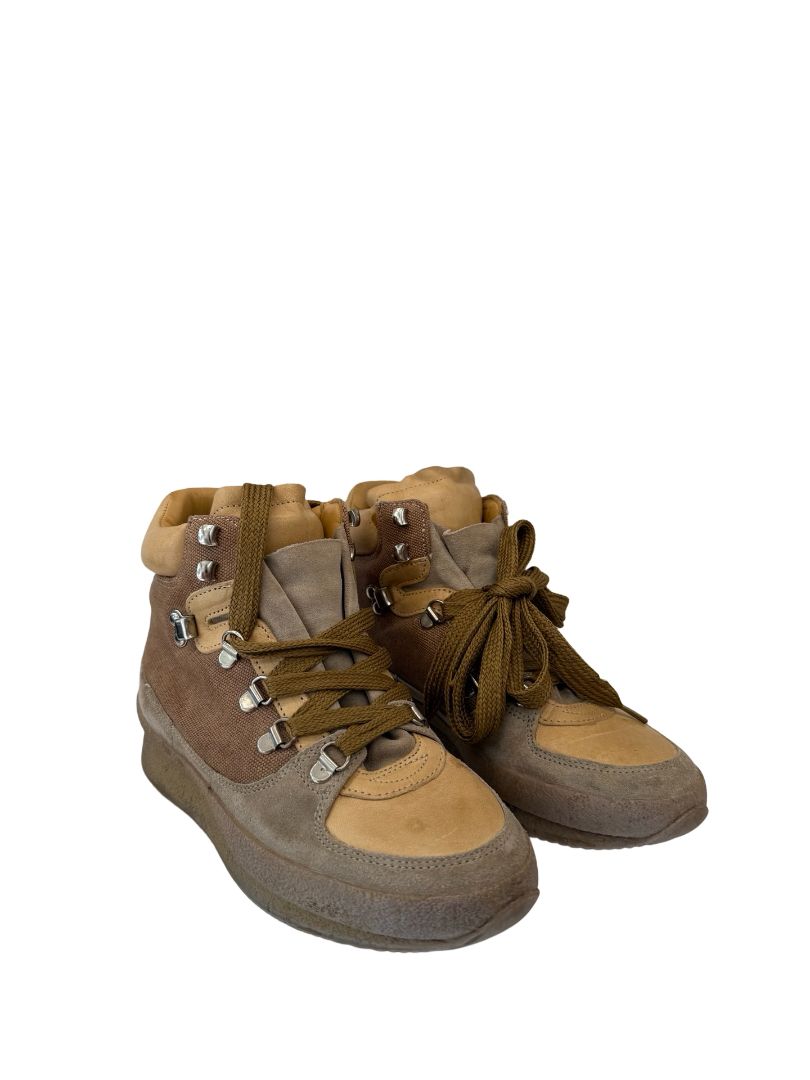 Isabel Marant Brown Brent Hiking Boots. Size: 37