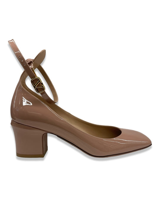 Valentino Garavani Nude 60mm Patent Pumps. Size: 40