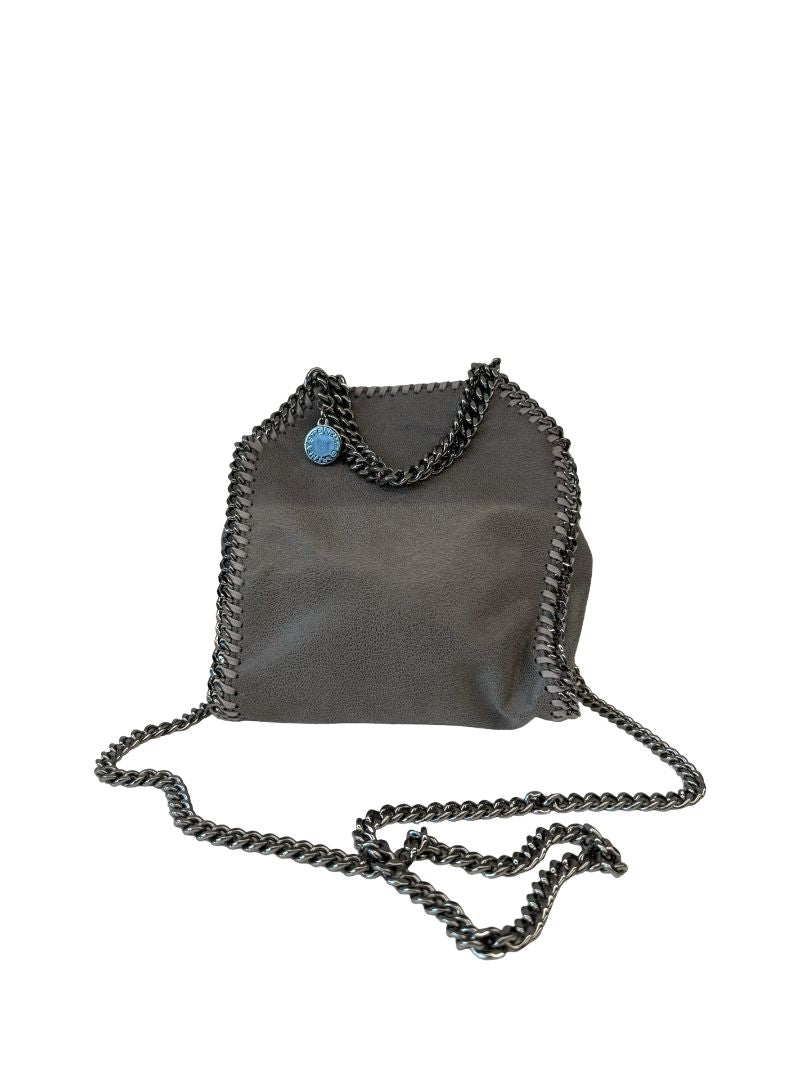 Stella McCartney Grey Falabella Vegan Leather Bag.