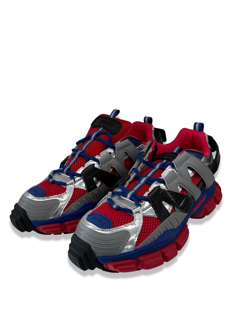 Juun.j Blue/Red Chunky Sneaker. Size: 43 M