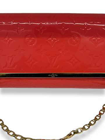 Louis Vuitton Blush Patent Leather Ana Handbag.