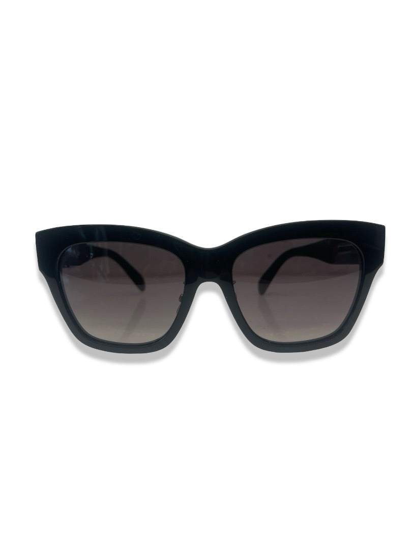 Celine Black Triomphe Sunglasses.