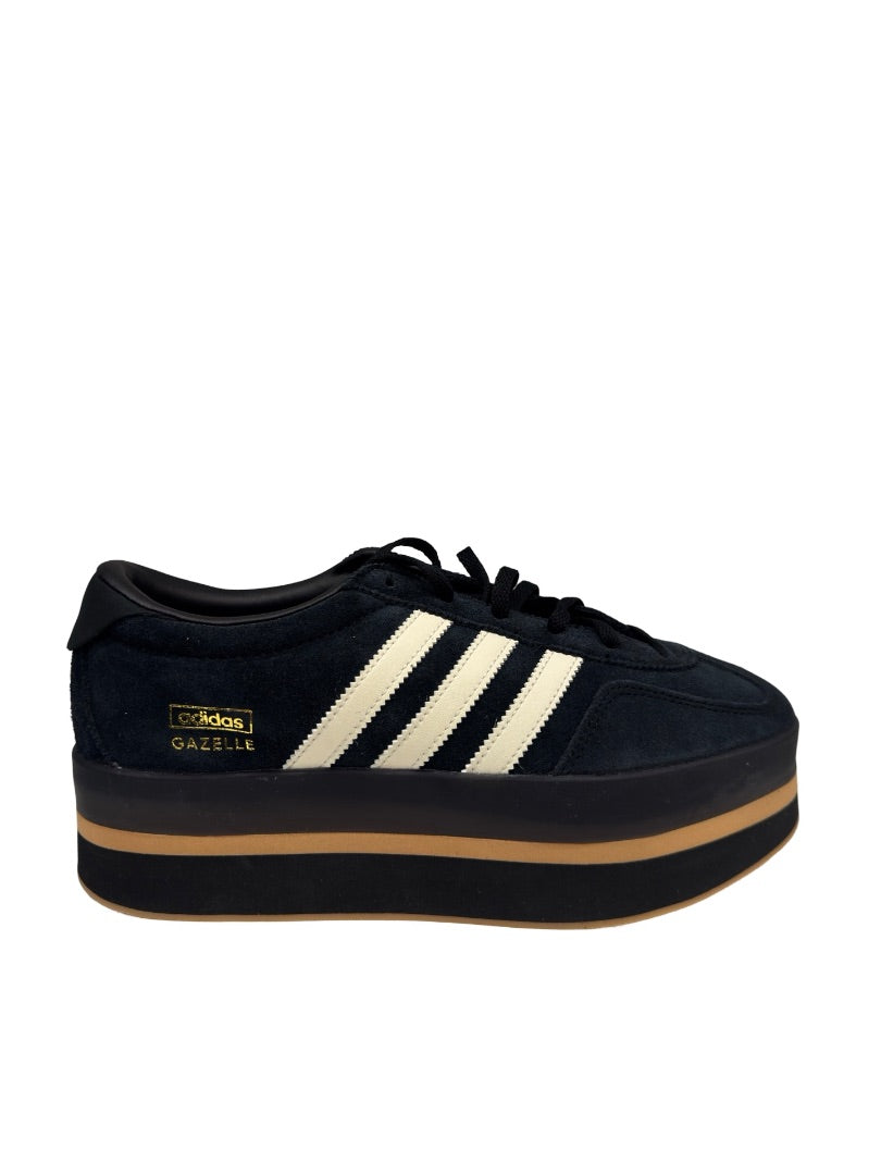 Adidas Black Gazelle Stack Runner. Size: 39.3