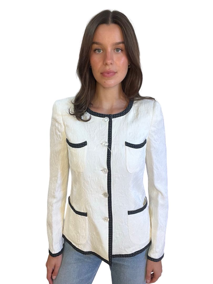 Armani Collezioni Ivory Business Jacket. Size: 42