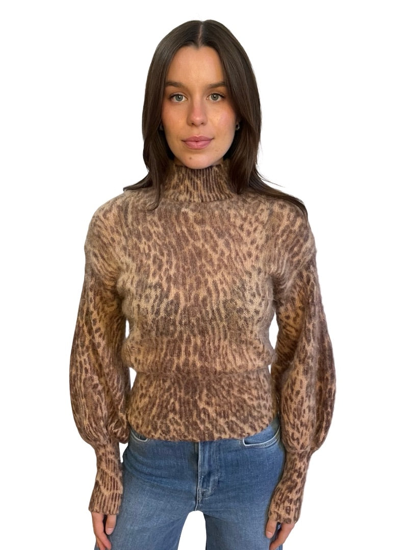 Zimmermann Oselot Mohair Turtleneck Sweater. Size: S