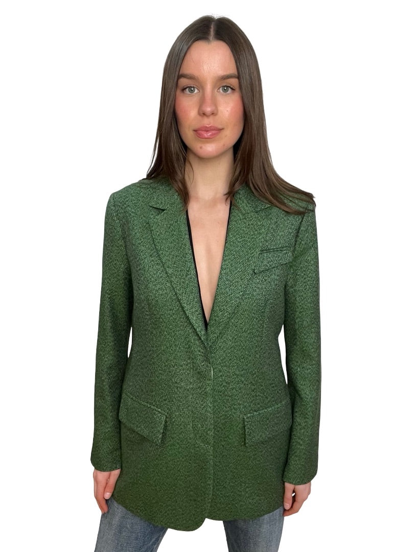 Beatrice Green Oversized Blazer. Size: S