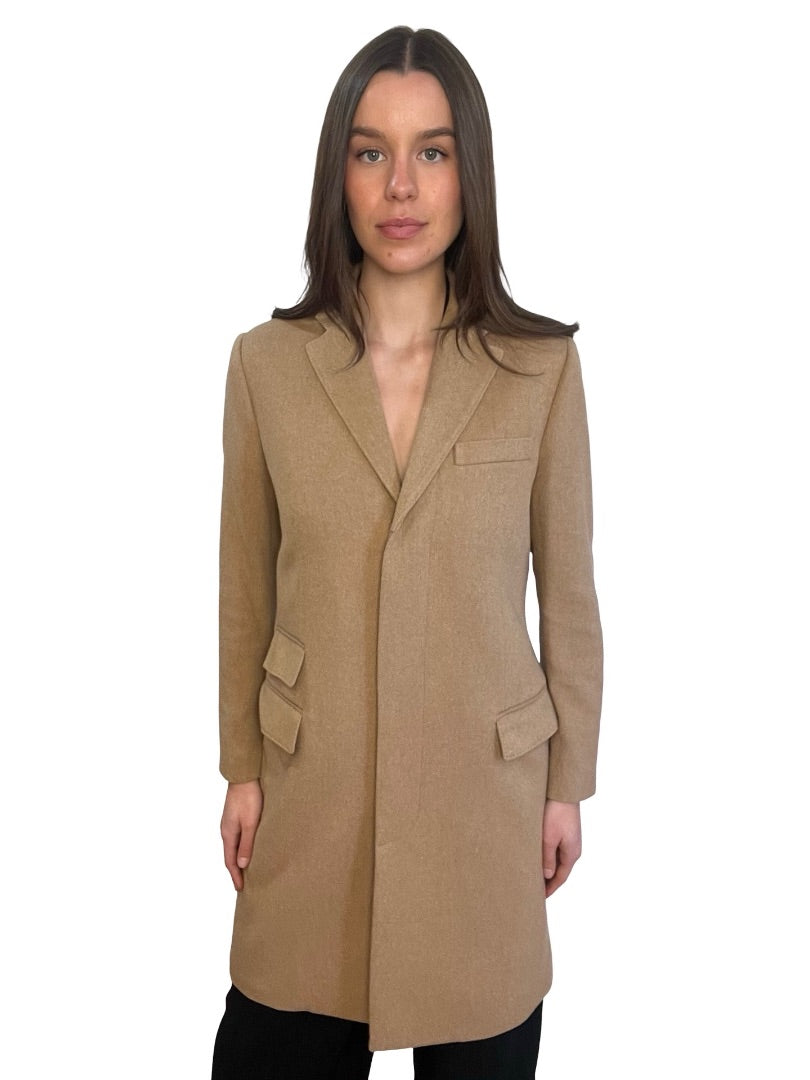 Polo Ralph Lauren Camel Cashmere Blend Ralph Lauren Polo Coat. Size: 2