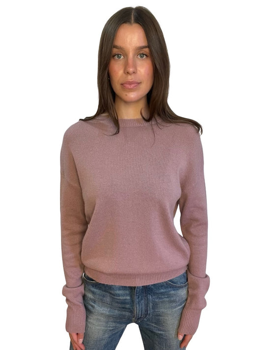 Essentiel Antwerp Mauve Wool Sweater w/ Embellishments. Size: M