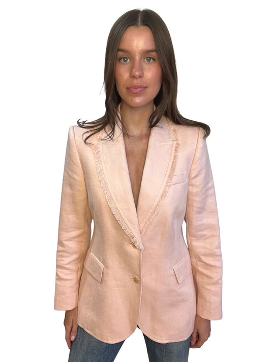 Zimmermann Blush 'Wonderland' Blazer. Size: UK 10