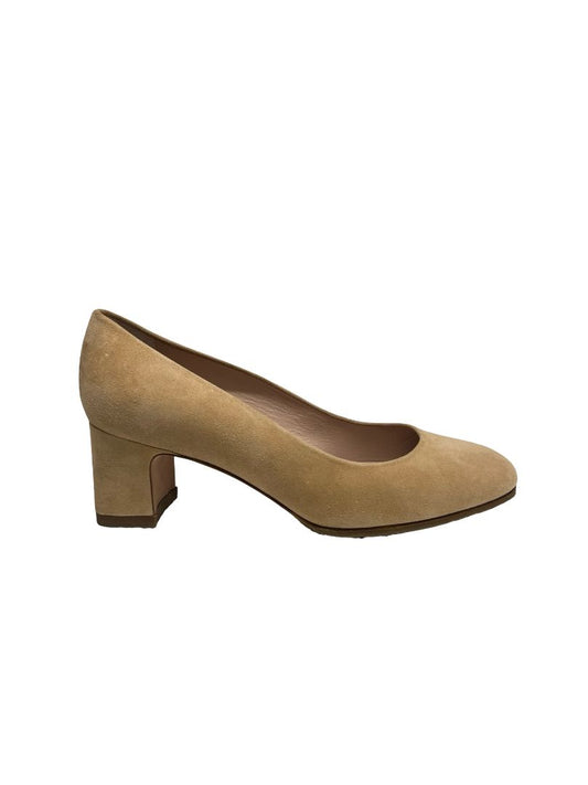 Stuart Weitzman Nude Suede Mary Janes. Size: 38.5
