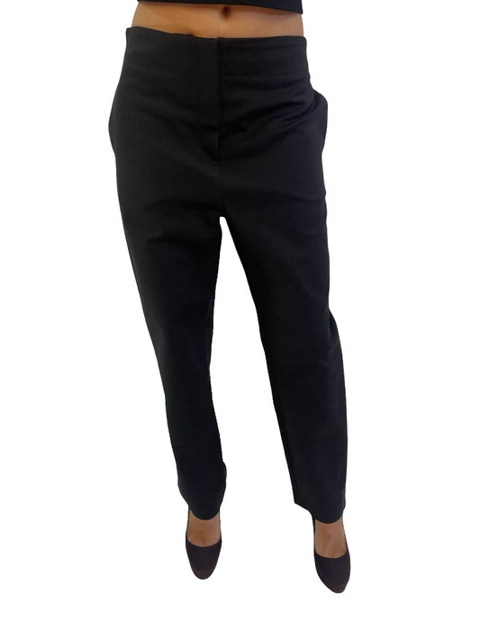 Zimmermann Black Cotton Pants. Size: 2