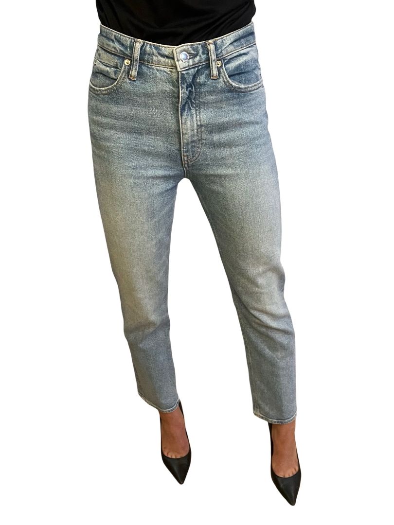 alexanderwang.t Blue Zipper Back Jeans. Size: 27