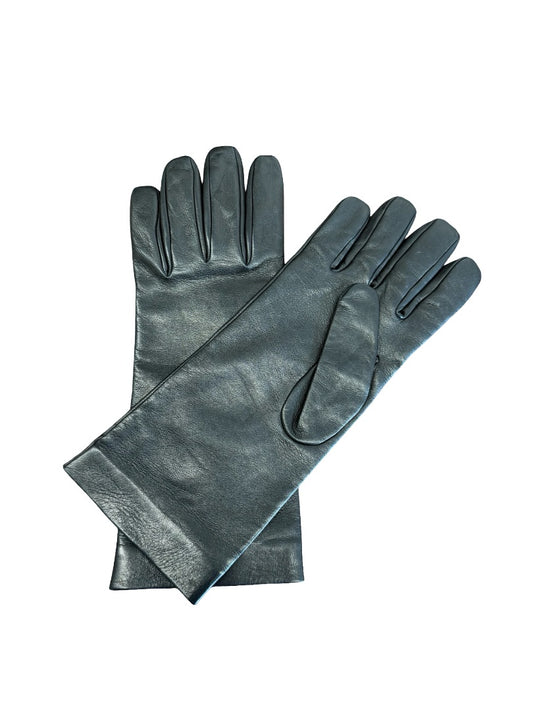 Saint Laurent Black Leather Gloves. Size: 8 1/2 - S