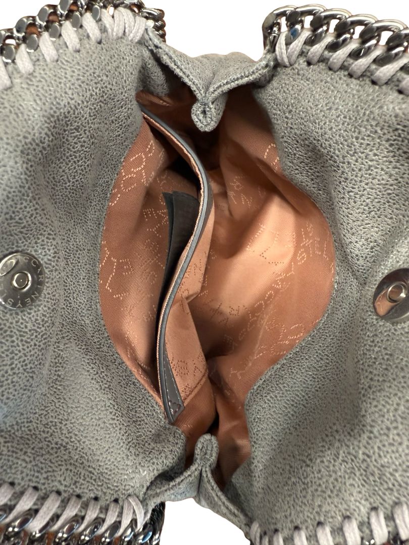 Stella McCartney Grey Falabella Vegan Leather Bag.