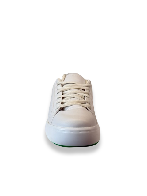 Bottega Veneta White Leather Pillow Sneakers. Size: 39