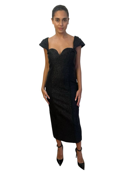 Manning Cartell Black Bodycon Dress. Size: 8