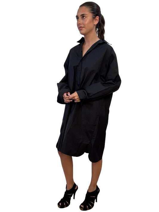 Scanlan Theodore Black Shirt Dress. Size: 2