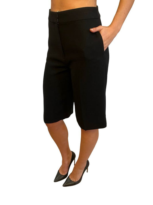 Carla Zampatti Black Long Suit Shorts. Size: 6