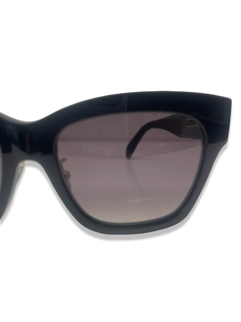 Celine Black Triomphe Sunglasses.