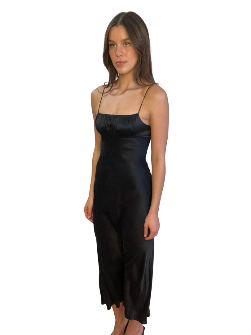 Bec & Bridge Black Slip Dress. Size: 6