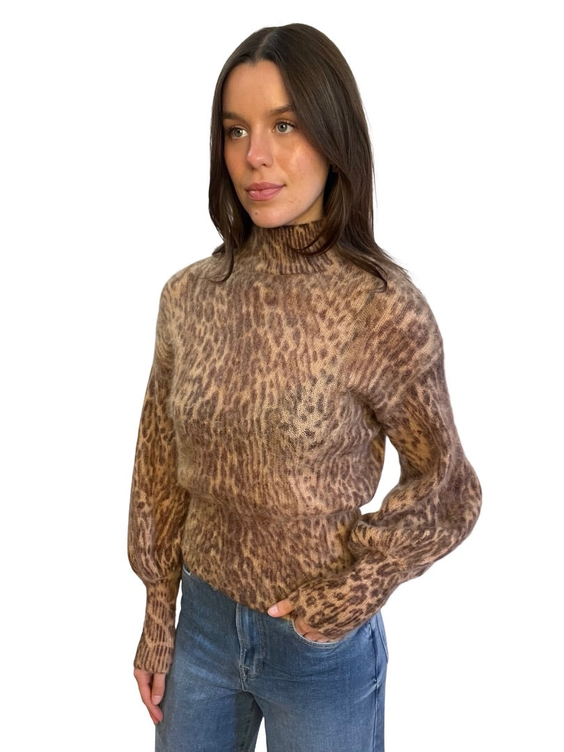 Zimmermann Oselot Mohair Turtleneck Sweater. Size: S