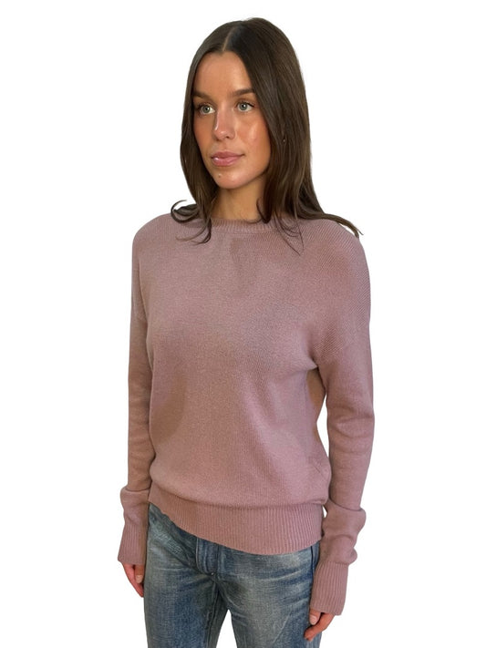 Essentiel Antwerp Mauve Wool Sweater w/ Embellishments. Size: M