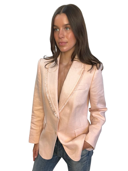 Zimmermann Blush 'Wonderland' Blazer. Size: UK 10