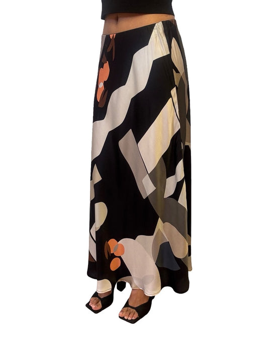 Munthe Black / Neutral MT Eastvale Skirt. Size: 38